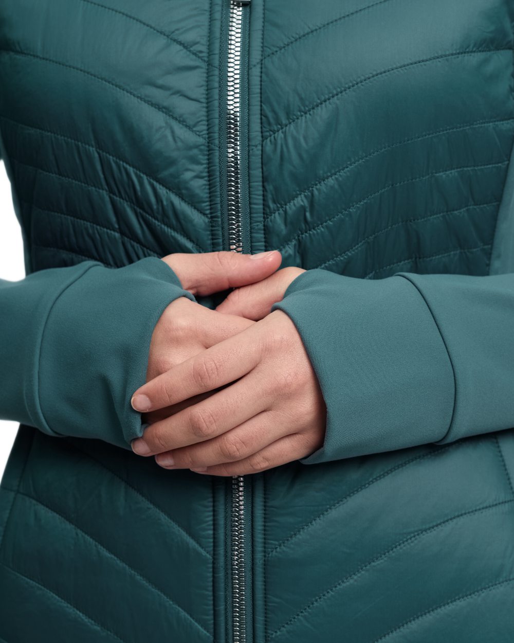 Jungle coloured LeMieux Young Rider Josephine Jacket on white background 