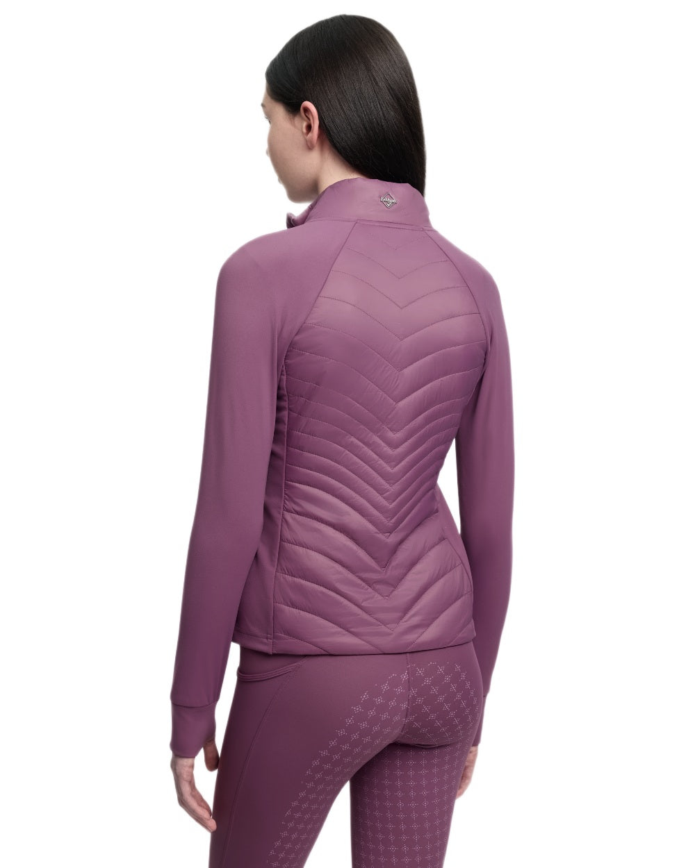 Mallow coloured LeMieux Young Rider Josephine Jacket on white background 