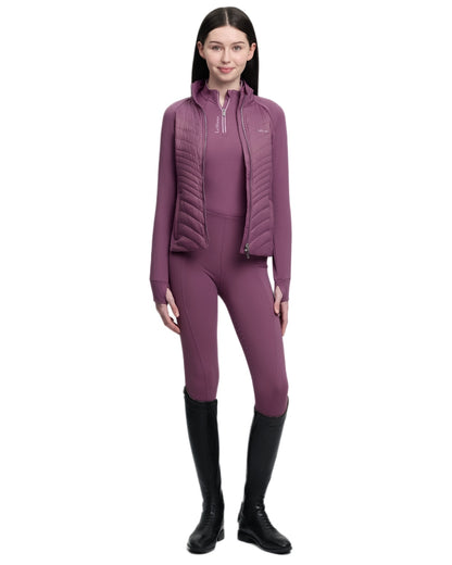 Mallow coloured LeMieux Young Rider Josephine Jacket on white background 