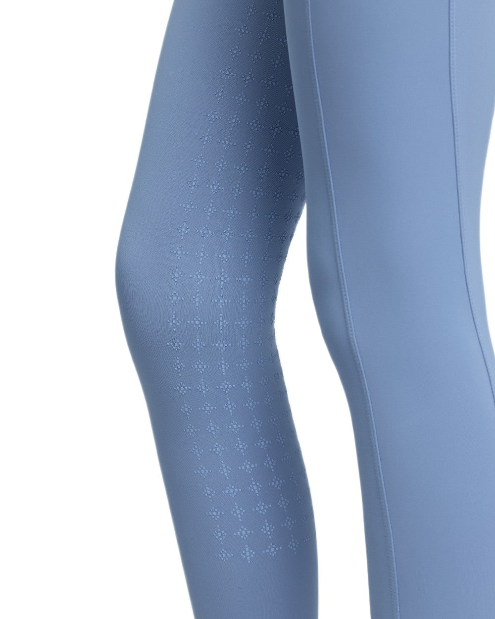 Powder Blue coloured LeMieux Young Rider Orla Pull Ons on white background 