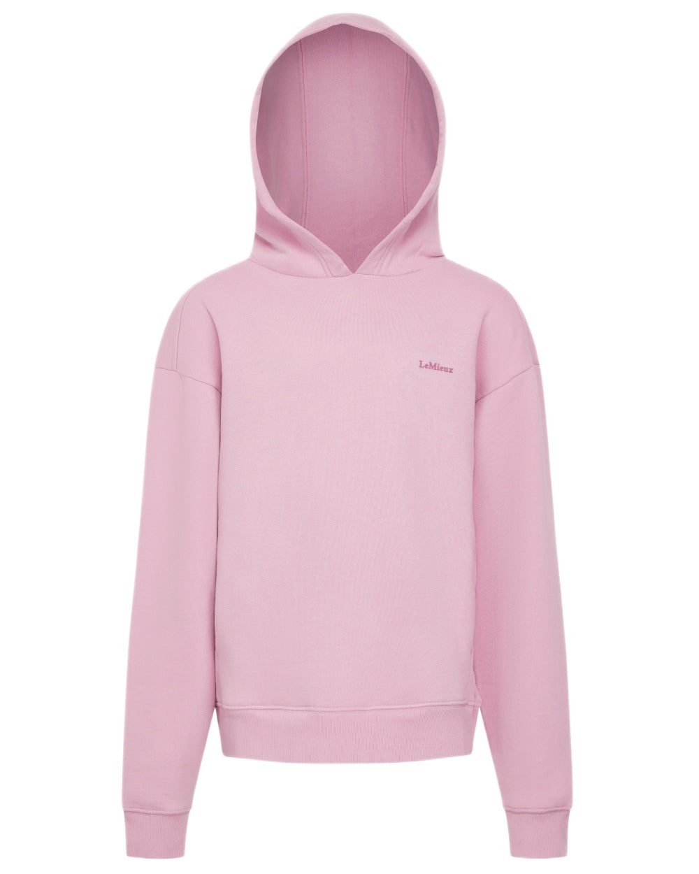 Fondant coloured LeMieux Young Rider Sia Hoodie on white background 