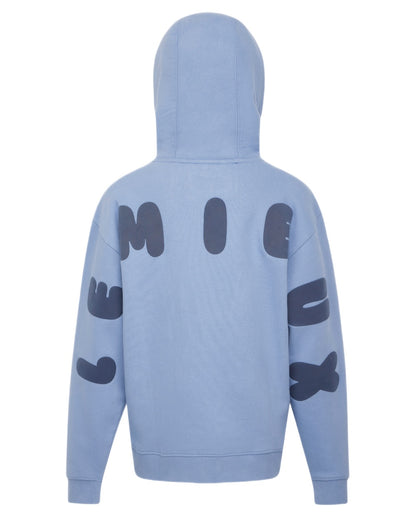 Powder Blue coloured LeMieux Young Rider Sia Hoodie on white background 