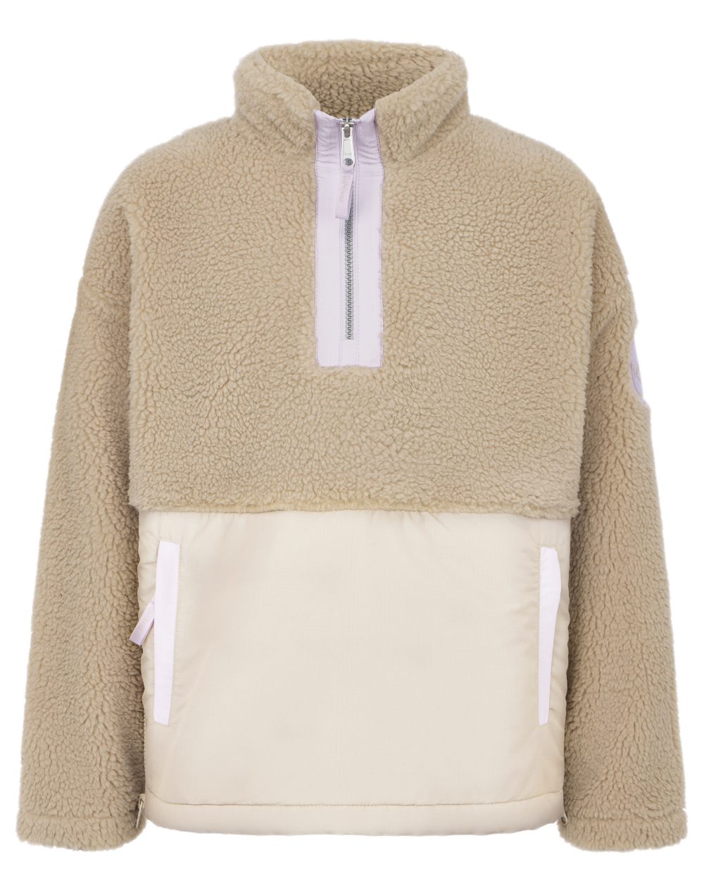 Almond coloured LeMieux Young Rider Tammy Teddy Fleece on white background 