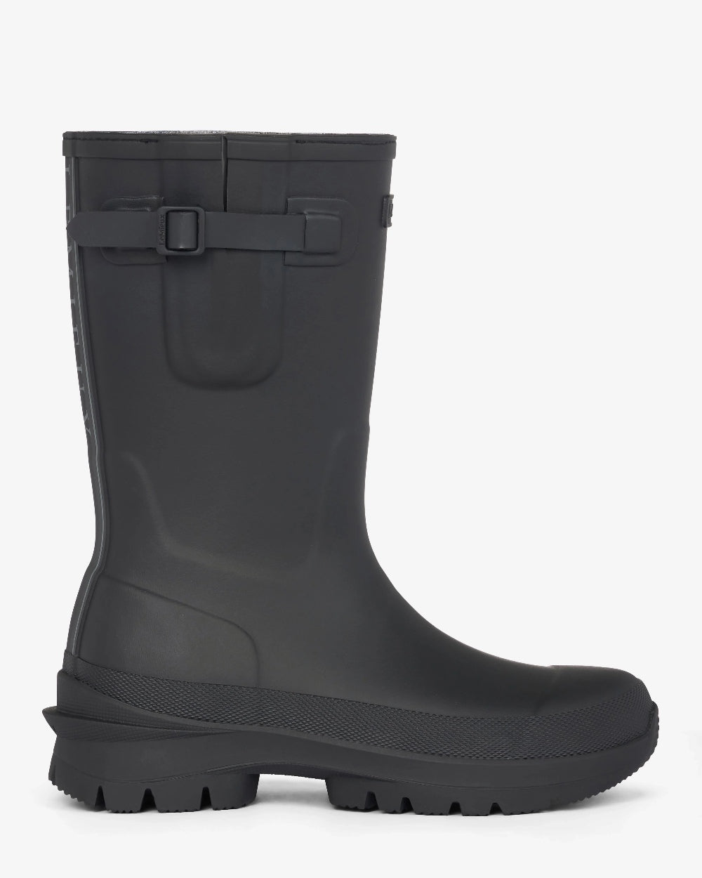 Black Coloured LeMieux Kids Junior Bramshaw Welly on White Background 