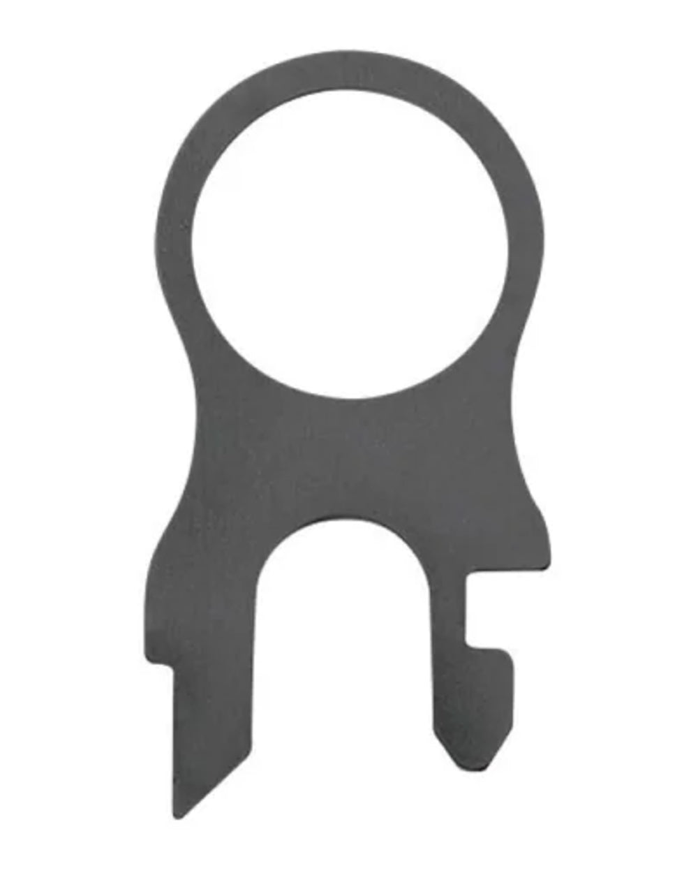 Black Oxide coloured Leatherman Quick-Release Lanyard Ring on white background 