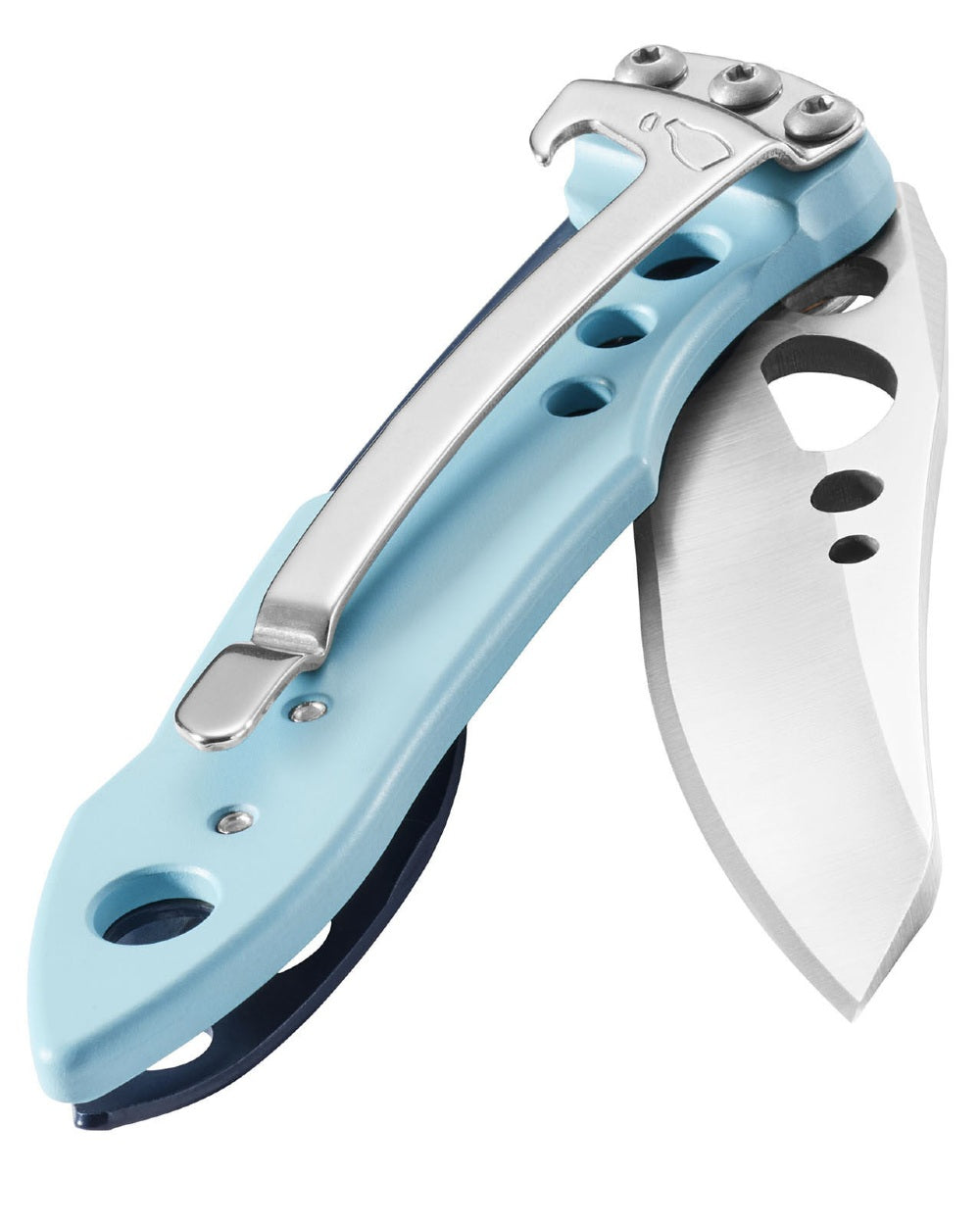 Night Shade coloured Leatherman Skeletool KB Knife on white background 