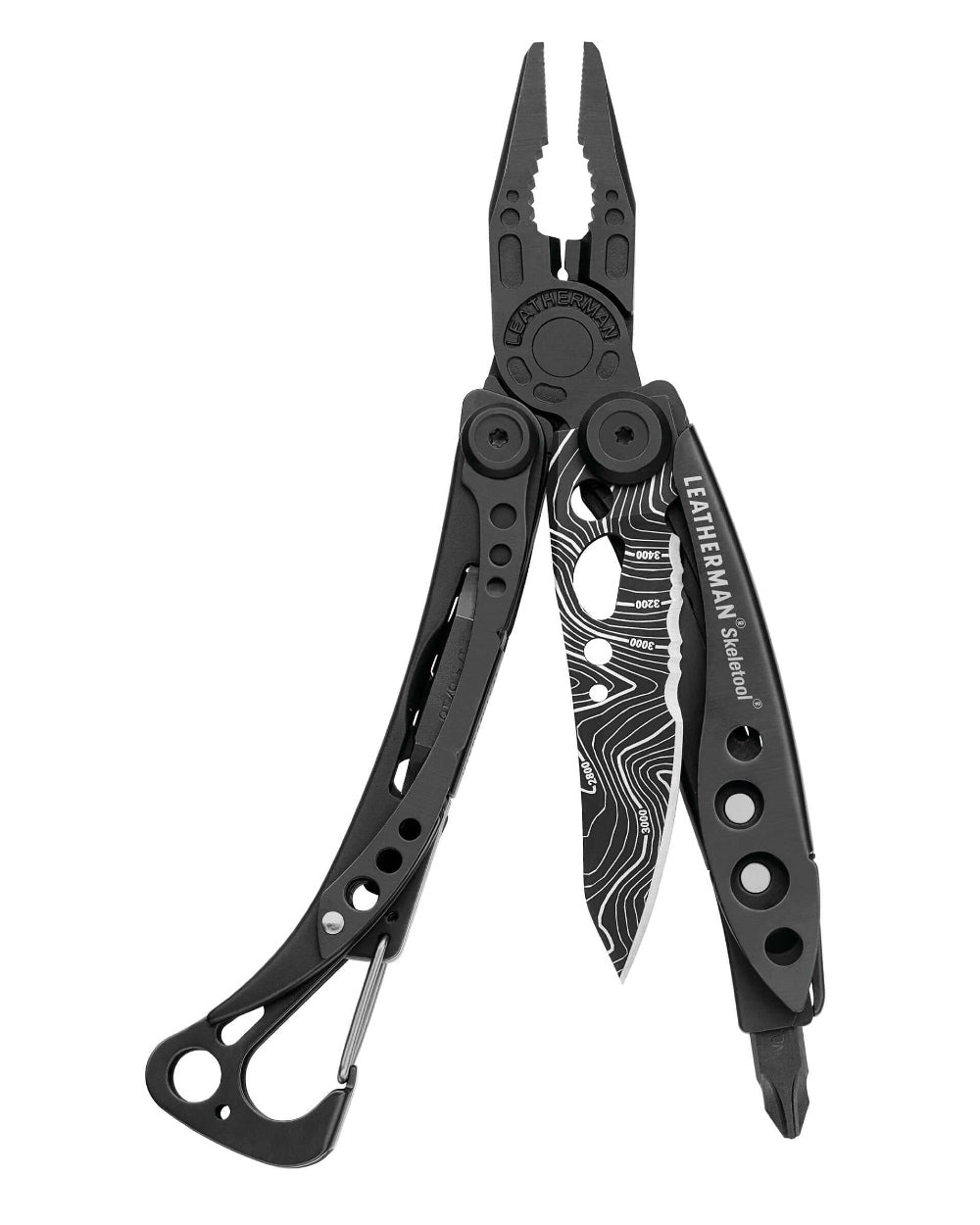 Leatherman Skeletool Pocket Multi-Tool in Topographical Black 