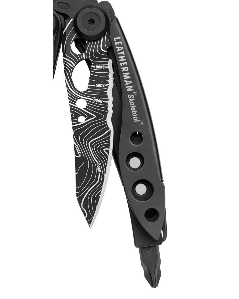 Leatherman Skeletool Pocket Multi-Tool in Topographical Black 