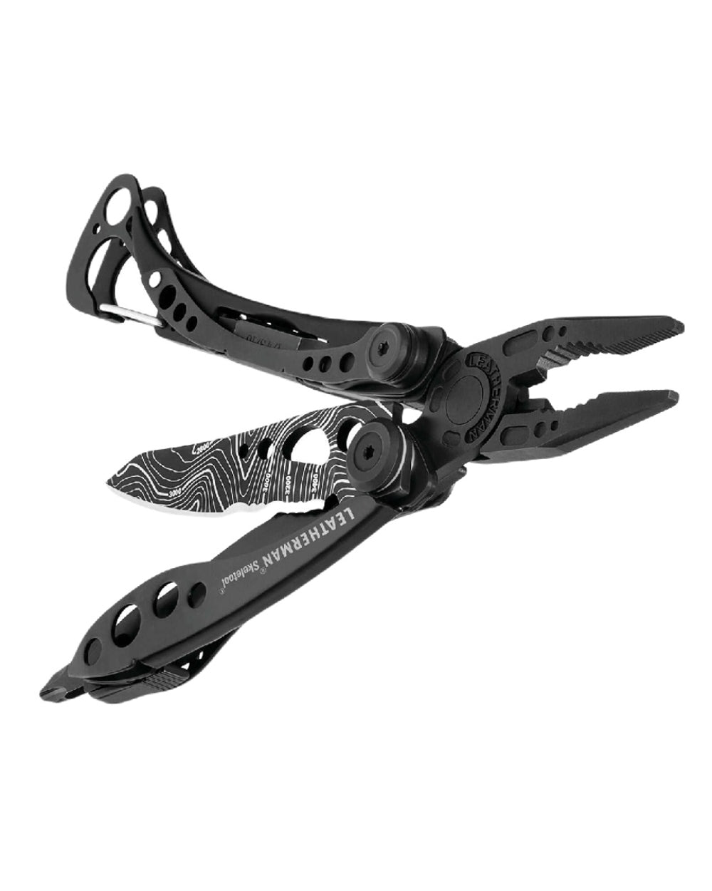 Leatherman Skeletool Pocket Multi-Tool in Topographical Black 