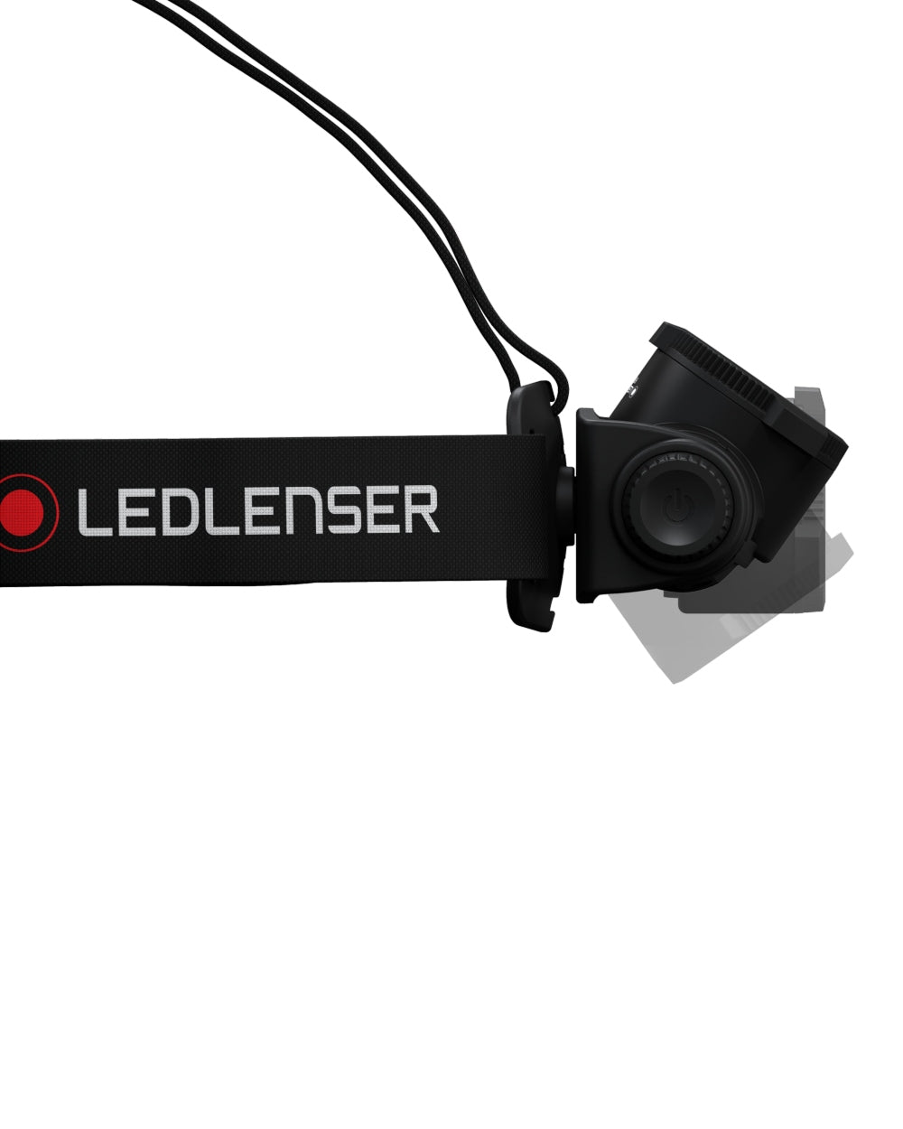 Black Coloured Led Lenser H7R Core Head Torch on white background 