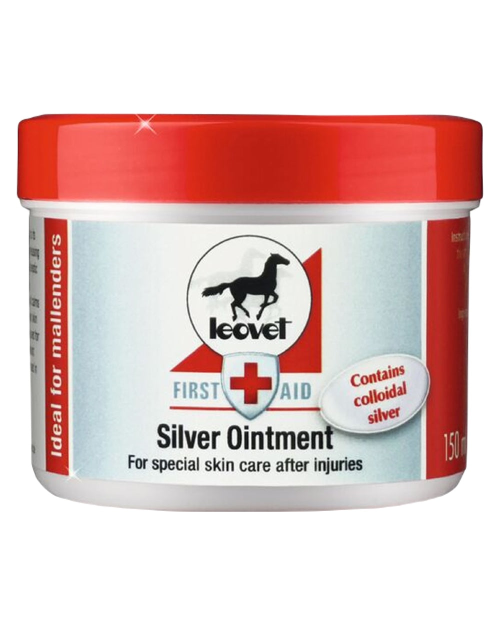 Leovet Silver Ointment 150ml on white background