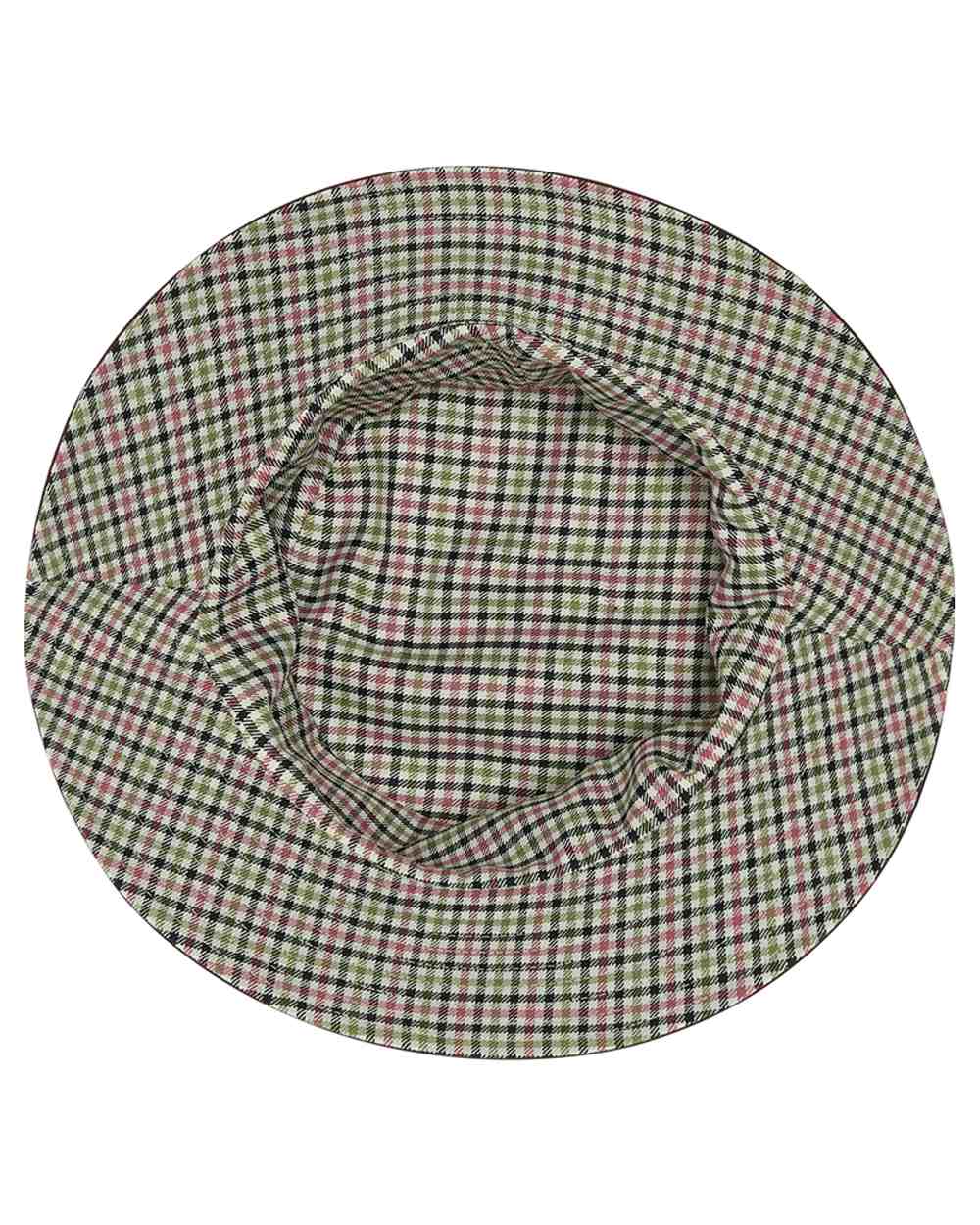 Damson coloured Lighthouse Edie Reversible Rain Hat on white background 