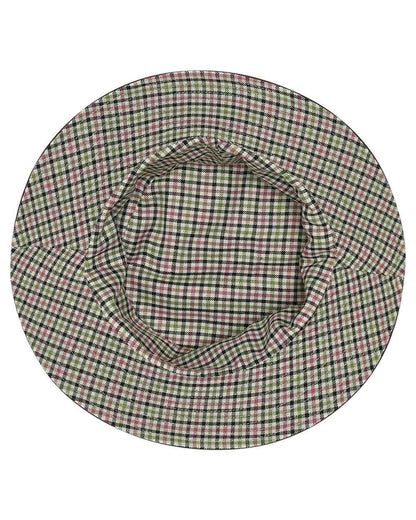 Damson coloured Lighthouse Edie Reversible Rain Hat on white background 