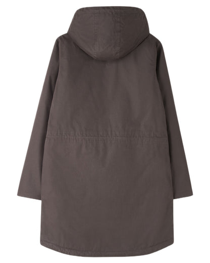 Cocoa coloured Lighthouse Isobel Ladies Coat on white background 