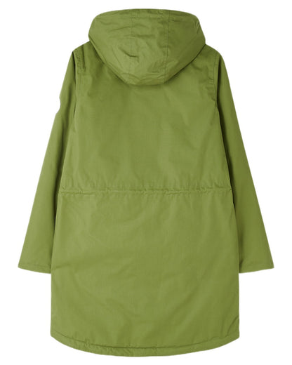 Sea Kelp coloured Lighthouse Isobel Ladies Coat on white background 