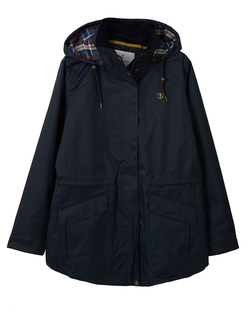 Nightshade coloured Lighthouse Kendal Waterproof Coat on white background 