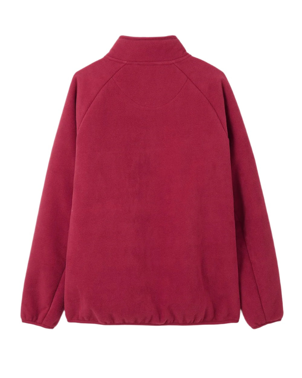 Maroon coloured Lighthouse Ladies Avon Waterproof Fleece on white background 