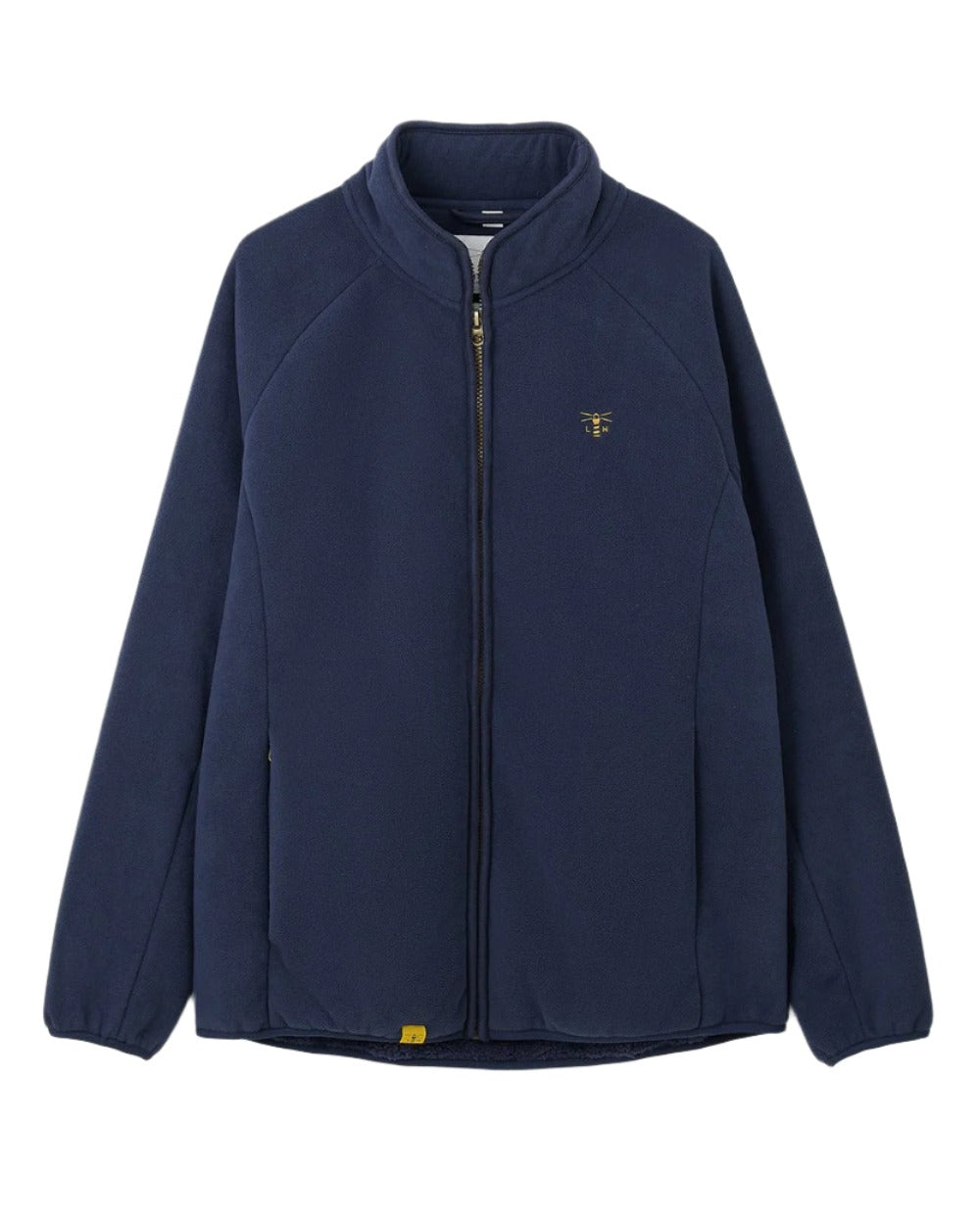 Navy coloured Lighthouse Ladies Avon Waterproof Fleece on white background 