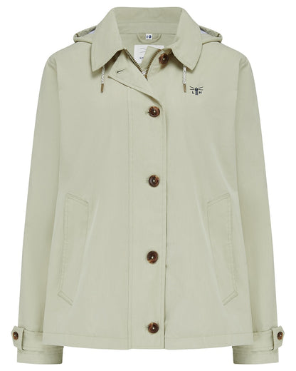 Clay coloured Lighthouse Ladies Blair Coat on white background 