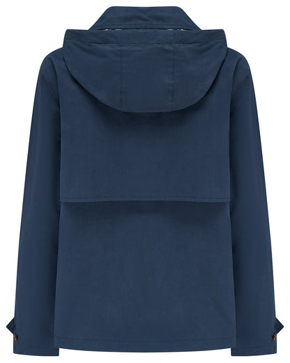 Navy coloured Lighthouse Ladies Blair Coat on white background 