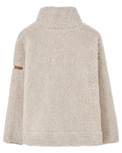 Irish Cream coloured Lighthouse Ladies Coast Half Zip Fleece Sweater on white background 