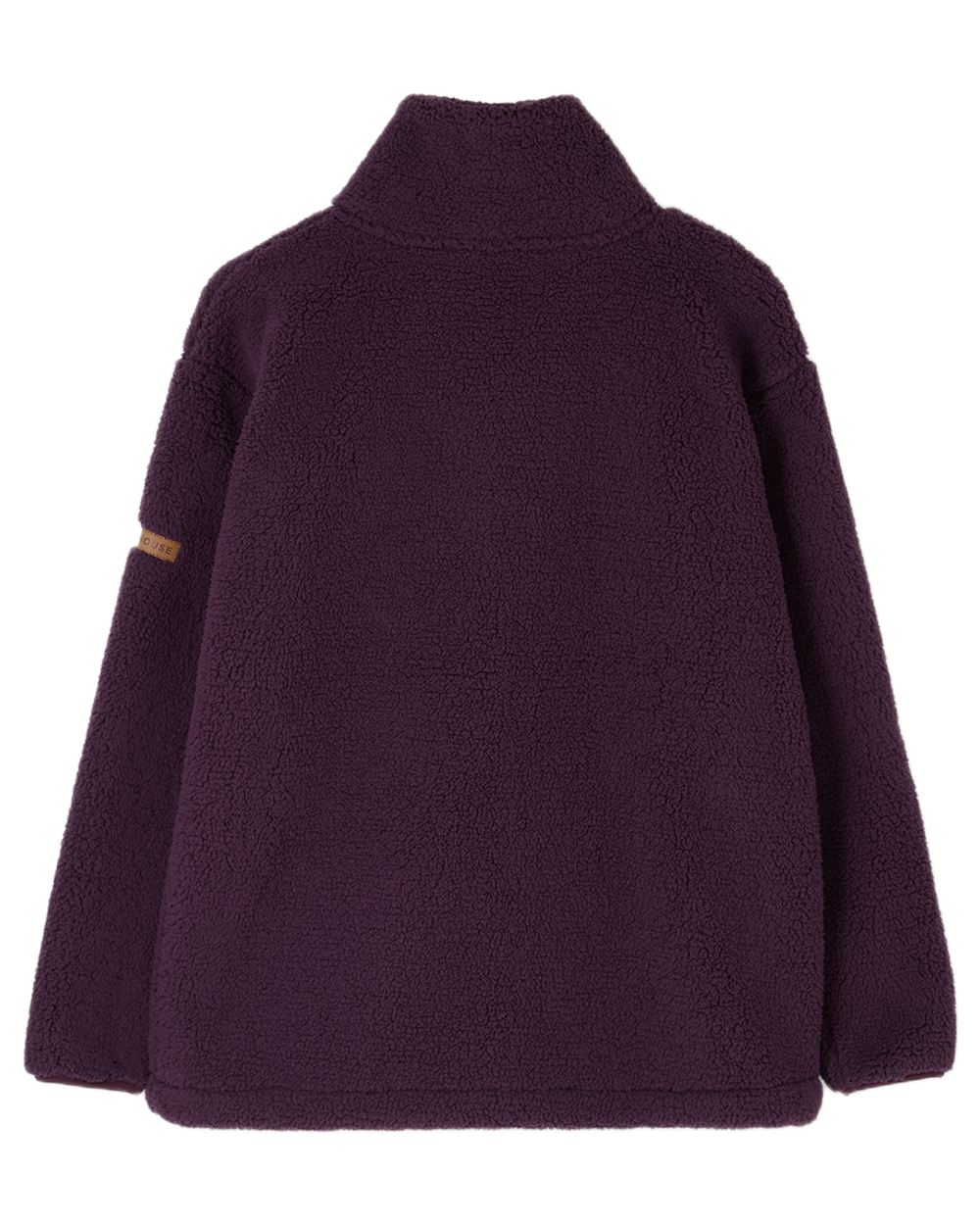 Cranberry coloured Lighthouse Ladies Cobh Full Zip Fleece Jacket on white background 