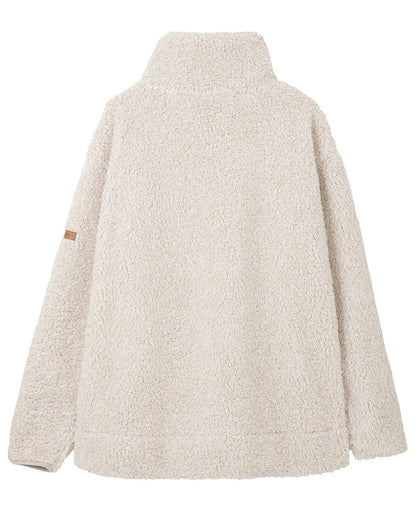 Irish Cream coloured Lighthouse Ladies Cobh Full Zip Fleece Jacket on white background 