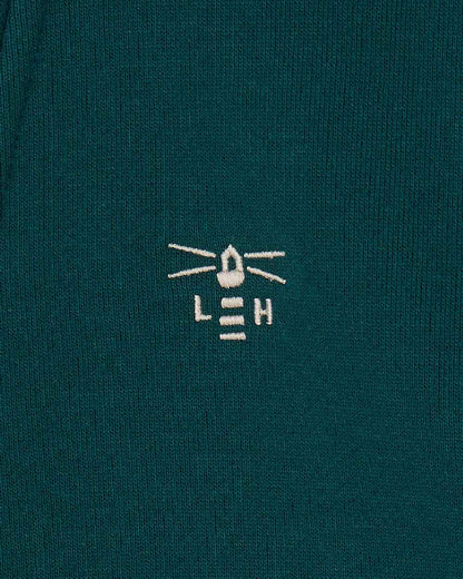 Pine coloured Lighthouse Ladies Coral Jersey on white background 