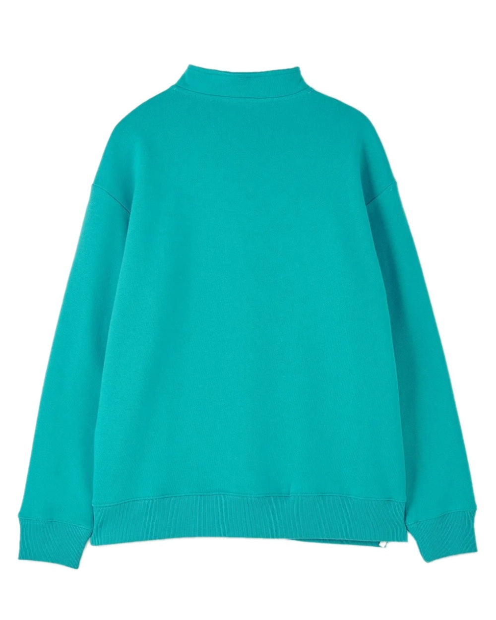 Soft Teal coloured Lighthouse Ladies Coral Jersey on white background 