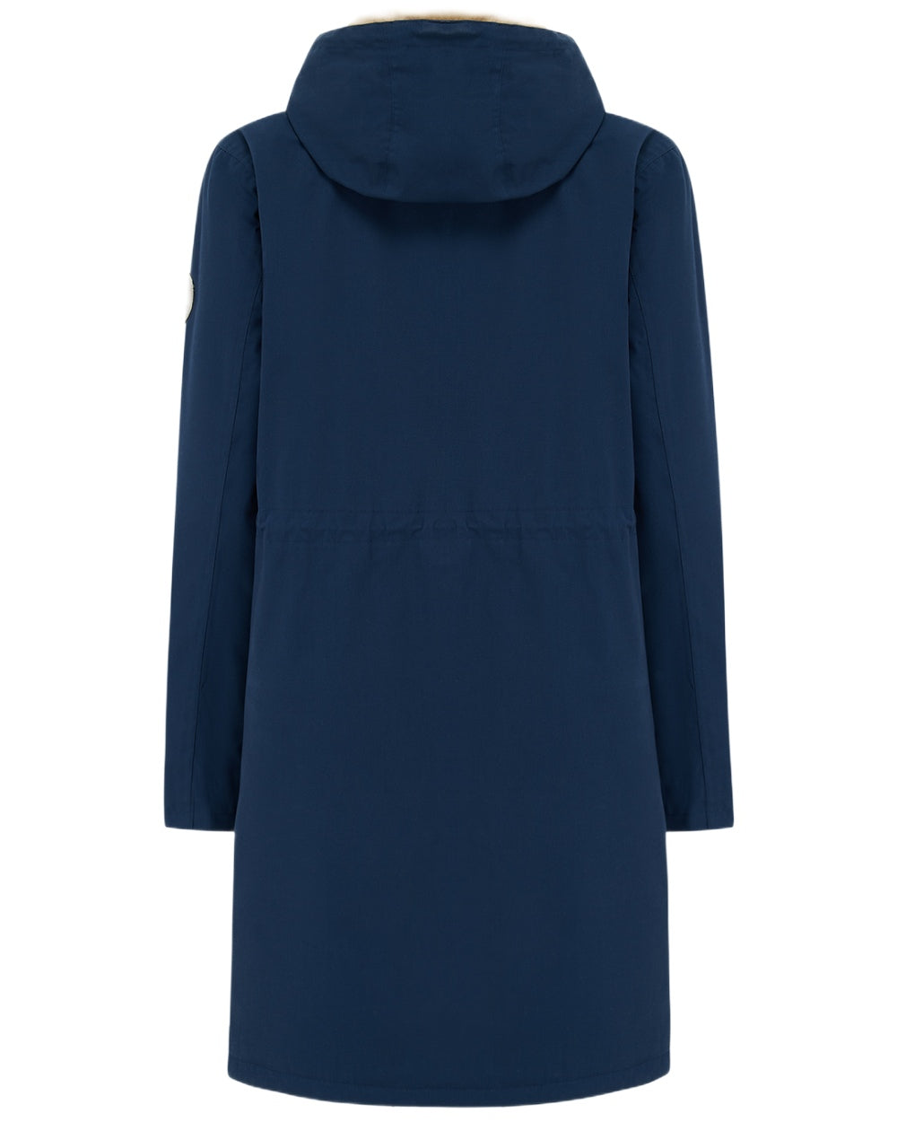 Navy coloured Lighthouse Ladies Fallon Coat on white background 