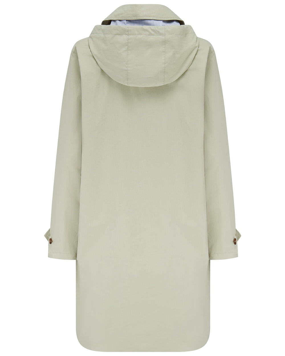 Clay coloured Lighthouse Ladies Hallie Long Coat on white background 