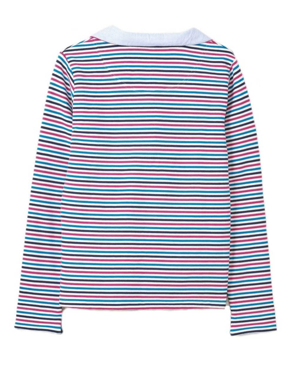 Berry Teal Stripe Coloured Lighthouse Ladies Haven Jersey Clearance on white background 
