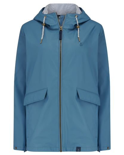 Bluestone coloured Lighthouse Ladies Lucy Jacket on white background 