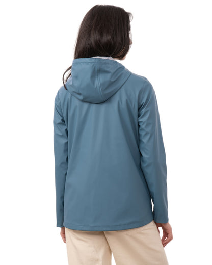 Bluestone coloured Lighthouse Ladies Lucy Jacket on white background 