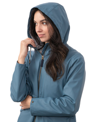 Bluestone coloured Lighthouse Ladies Lucy Jacket on white background 
