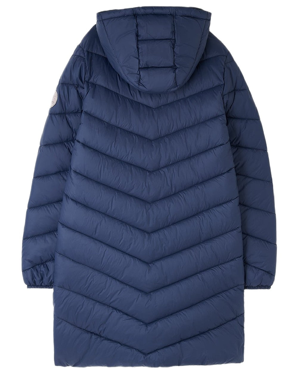 Navy Coloured Lighthouse Laurel Ladies Coat on white background 