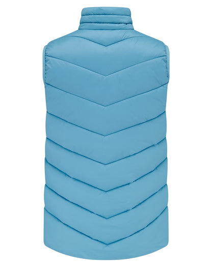 Blue coloured Lighthouse Laurel Ladies Gilet on white background 