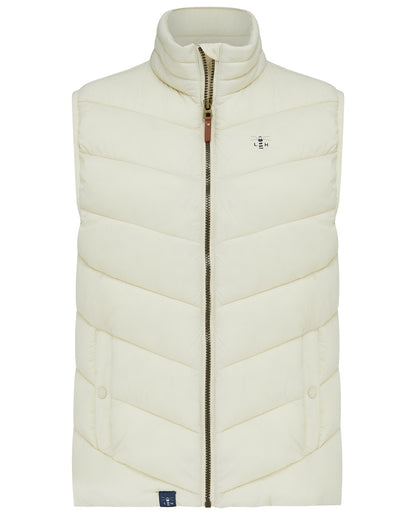 Cream coloured Lighthouse Laurel Ladies Gilet on white background 