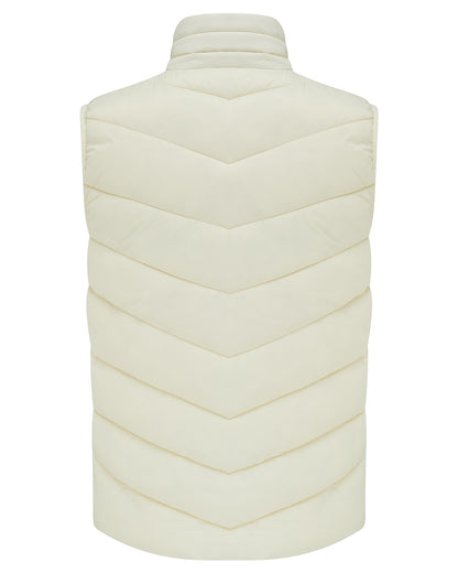 Cream coloured Lighthouse Laurel Ladies Gilet on white background 