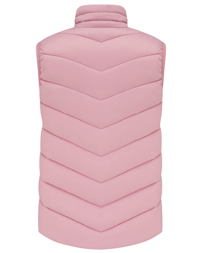 Pink coloured Lighthouse Laurel Ladies Gilet on white background 