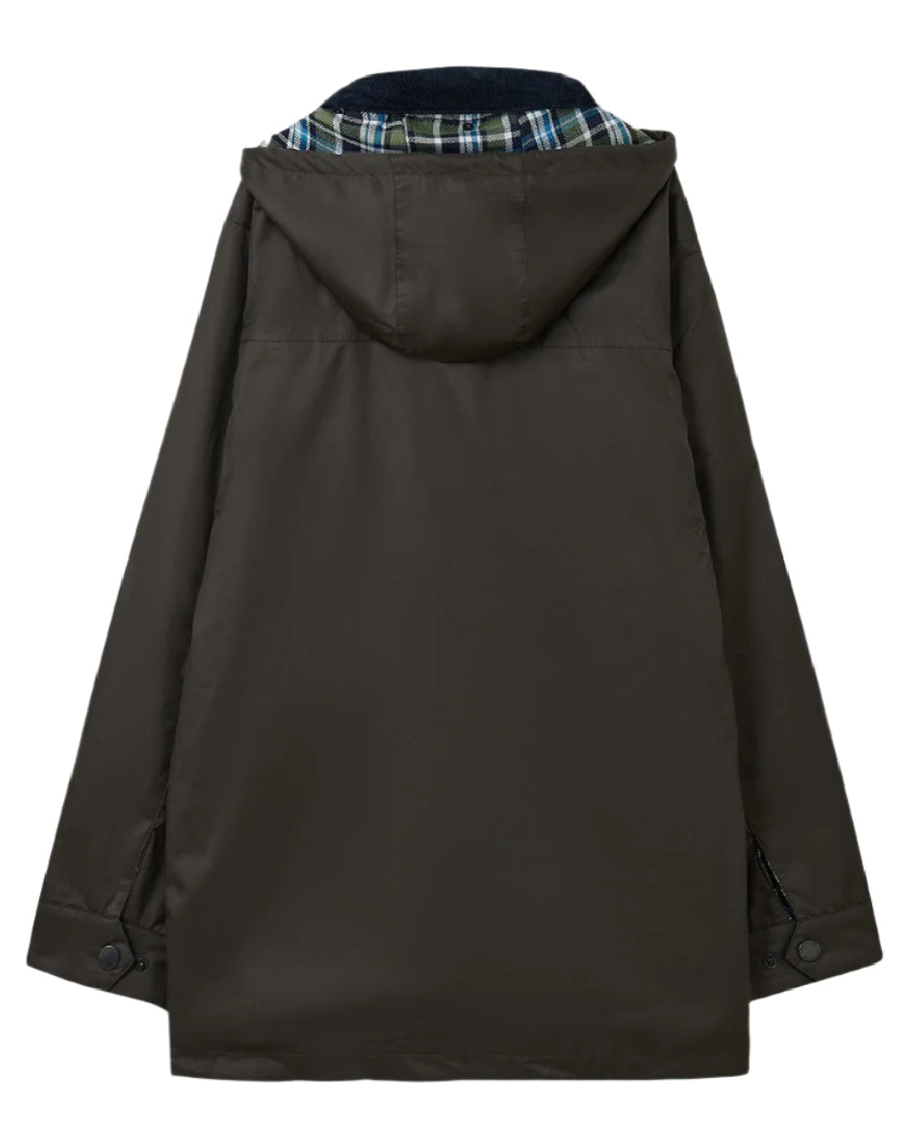 Chocolate coloured Lighthouse Mens Oxford Raincoat on white background 