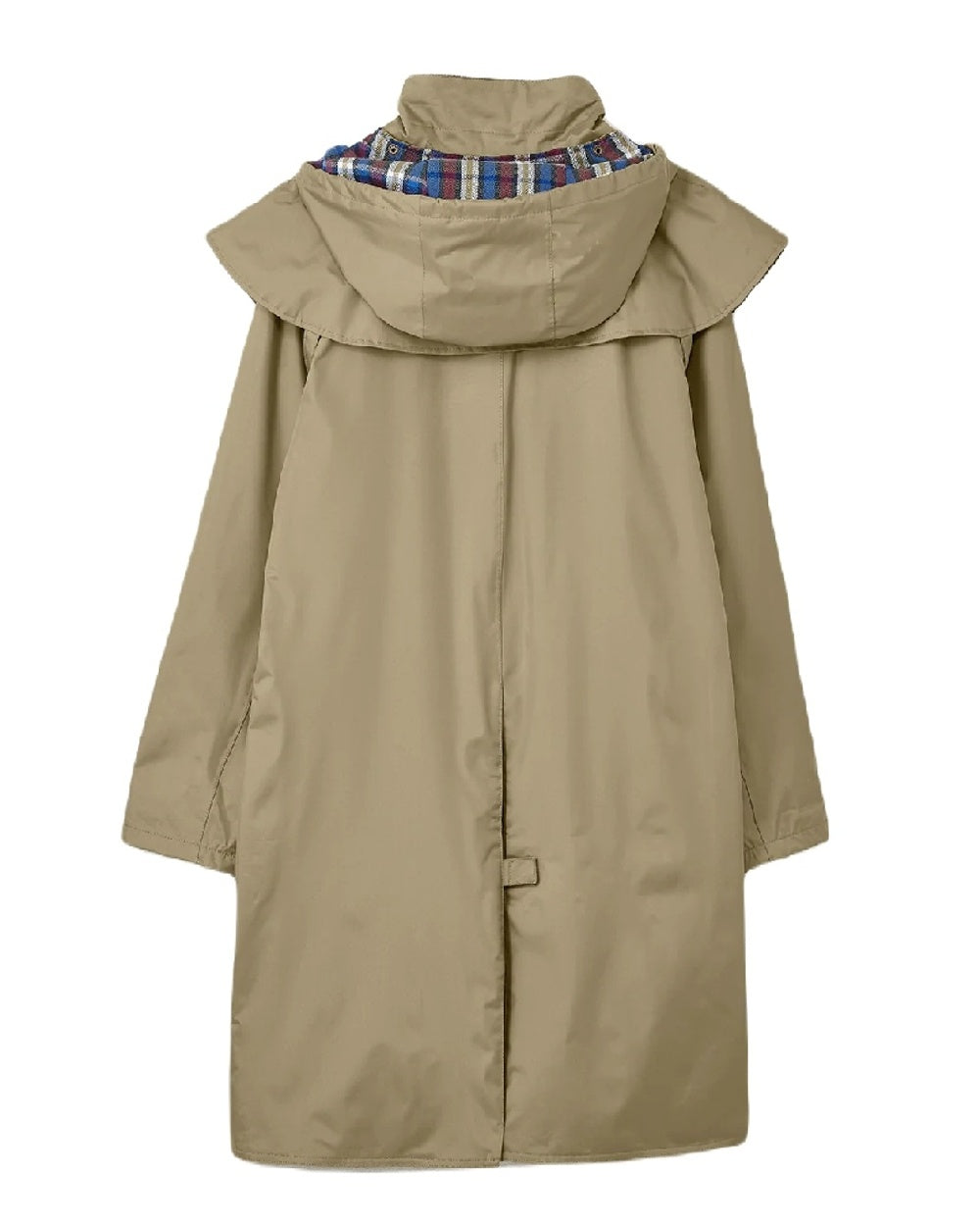 Fawn coloured Lighthouse Outrider 3/4 Length Ladies Waterproof Raincoat on white background 