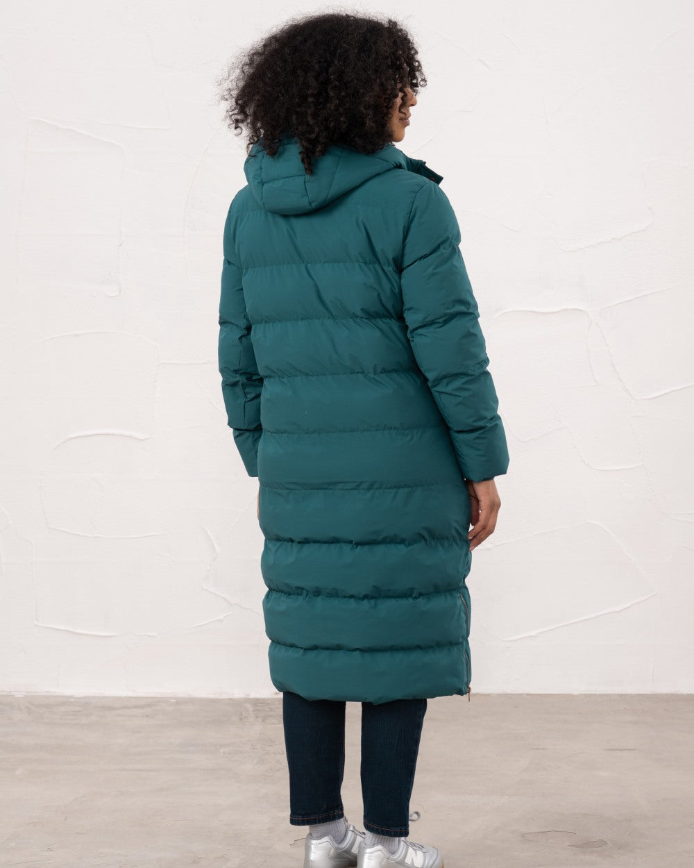 Pine coloured Lighthouse Savannah Coat on wall background 
