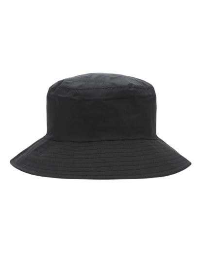 Black coloured Lighthouse Storm Waterproof Hat on white background 