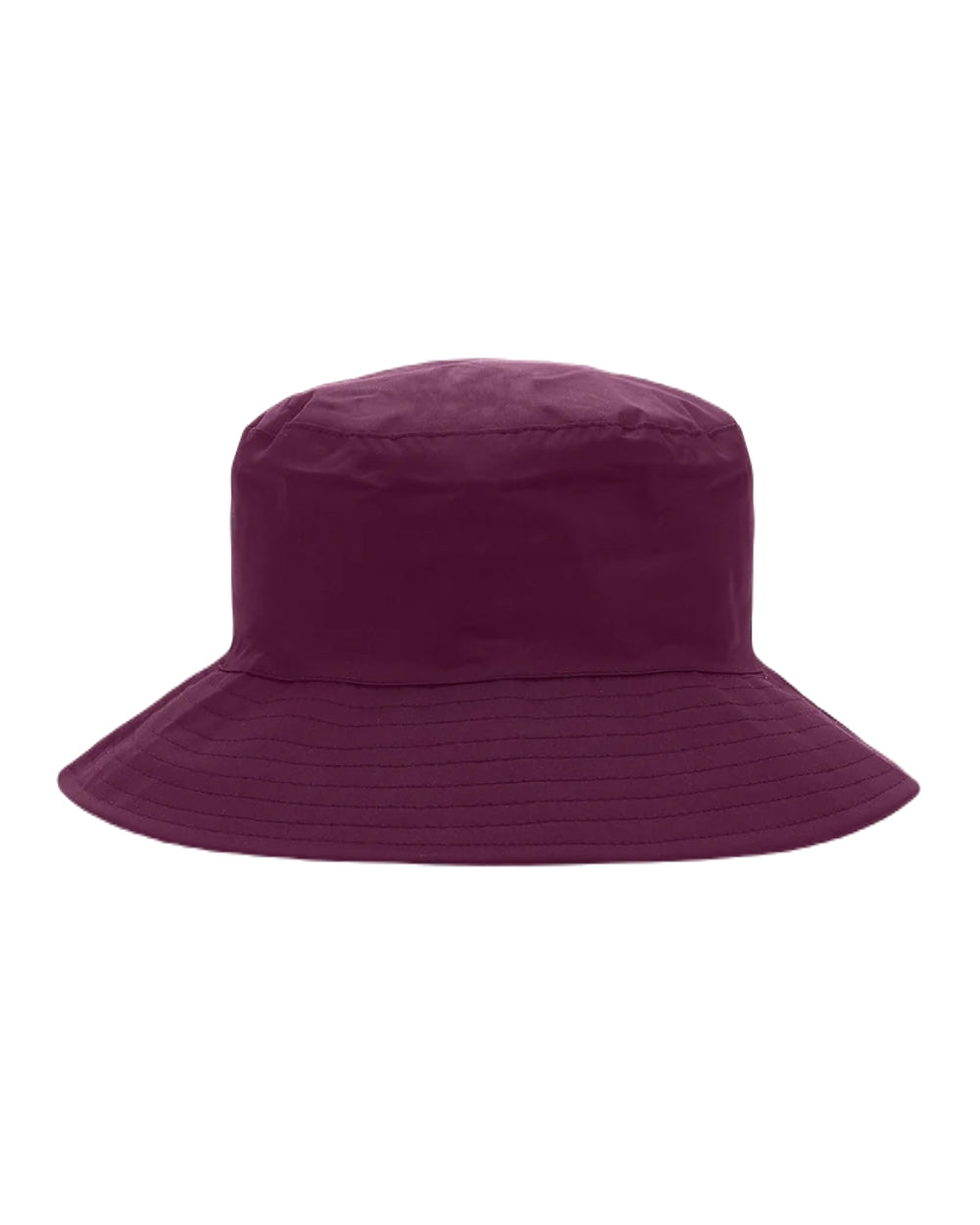 Plum coloured Lighthouse Storm Waterproof Hat on white background 