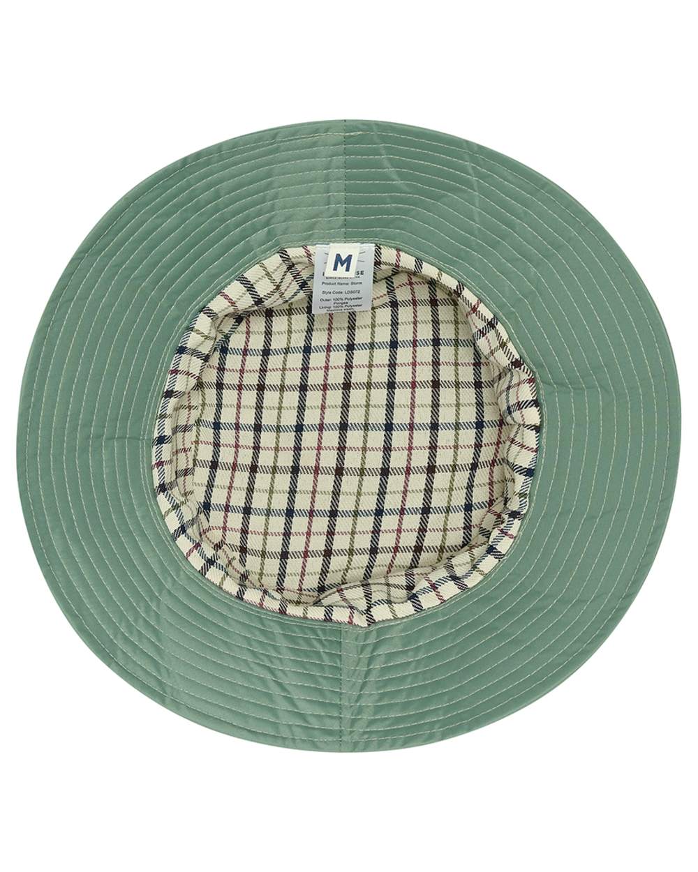 Sage coloured Lighthouse Storm Waterproof Hat on white background 