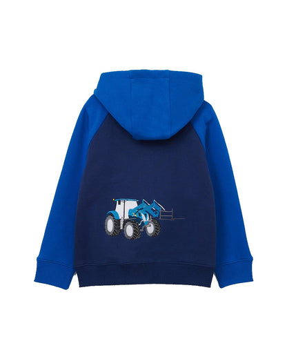 Lighthouse Jackson Full Zip Hoodie in Blue Tractor 