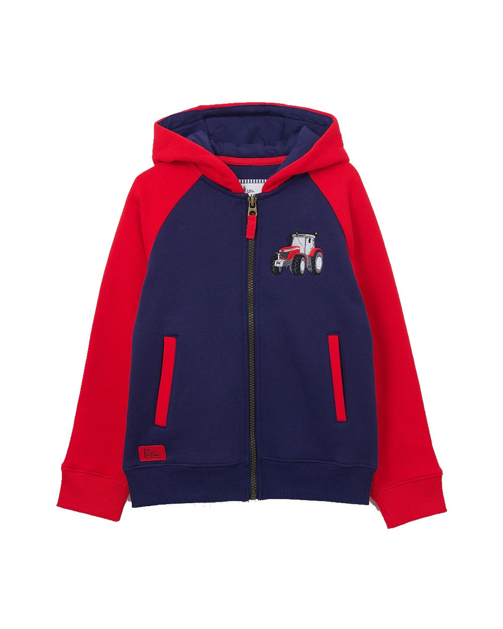 Lighthouse Jackson Full Zip Hoodie in Red Tractor 