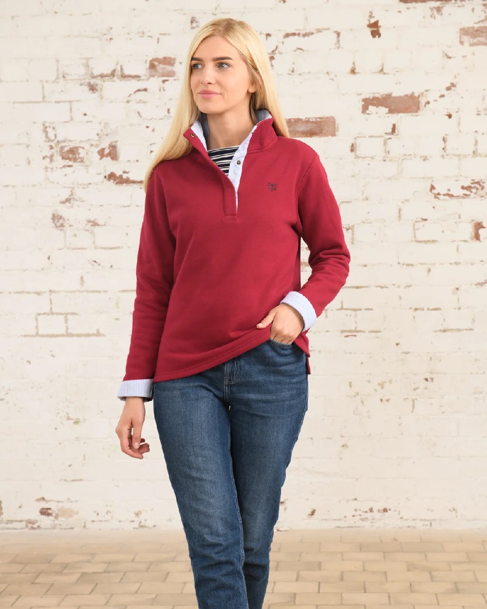 Lighthouse Ladies Haven Jersey in Maroon 
