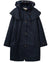 Nightshade coloured Lighthouse Outrider 3/4 Length Ladies Waterproof Raincoat on White background #colour_nightshade